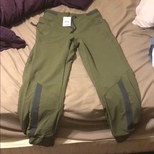 Gymshark Olive Green Box Utility Joggers